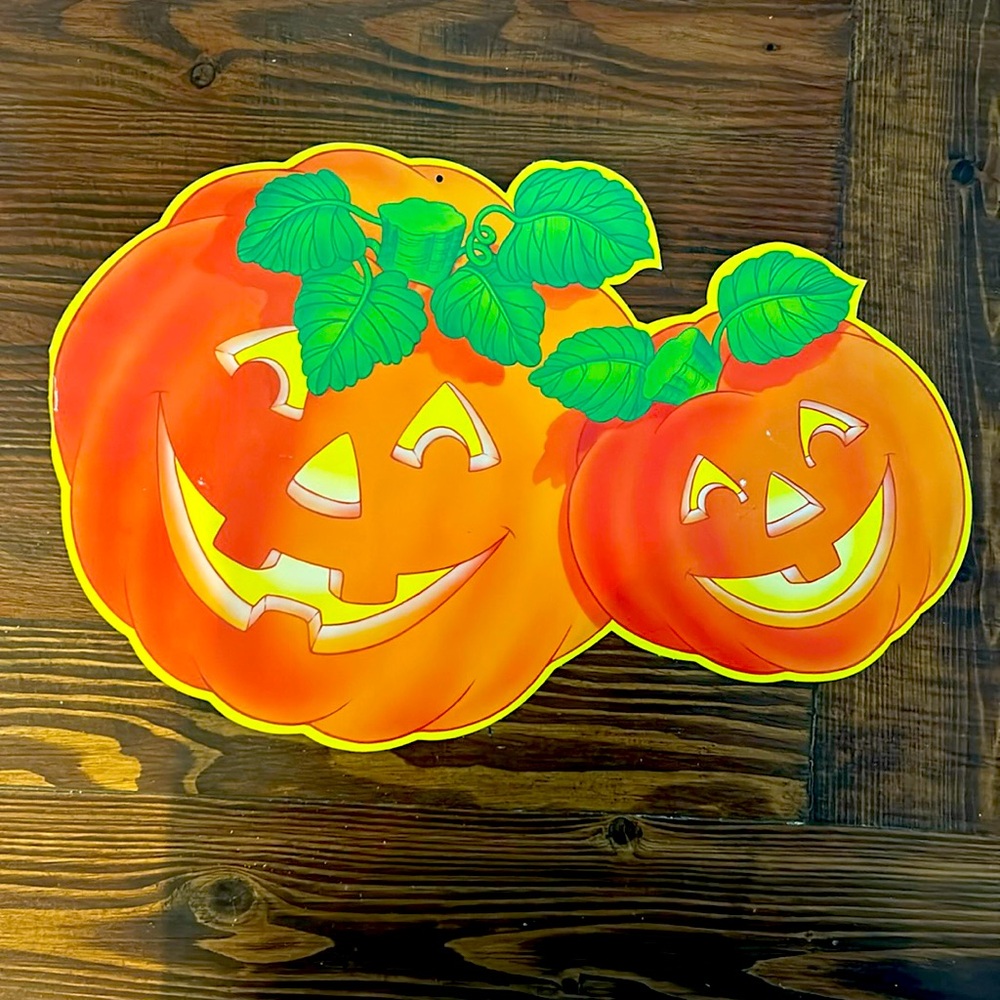 Vintage Halloween cardboard cutout 🎃